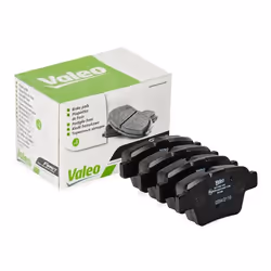 Brake pad set; VALEO; FIRST Rear Axle excl. wear warning contact without anti-squeak plate; for PEUGEOT, CITROËN; 1611457280, ...