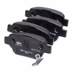 VALEO 301812 Brake pad set FIRST Rear Axle incl. wear warning contact without anti-squeak plate TOYOTA: Avensis II Hatchback, PREVIA 3