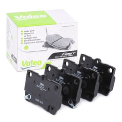 VALEO 301888 Brake pad set FIRST Rear Axle incl. wear warning contact without anti-squeak plate LEXUS: IS 2, GS III, IS C