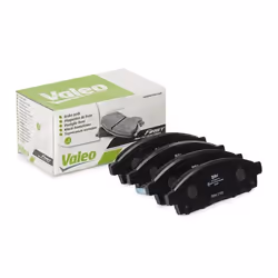 Brake pad set; VALEO; FIRST Front Axle incl. wear warning contact without anti-squeak plate; for MITSUBISHI; 4605A198, 4605A2 ...