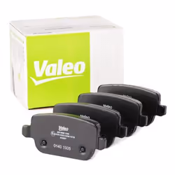 Brake pad set; VALEO; FIRST Rear Axle excl. wear warning contact with anti-squeak plate; for FORD, VOLVO, LAND ROVER; 1439867 ...