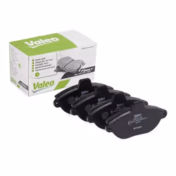 Brake pad set; VALEO; FIRST Front Axle excl. wear warning contact without anti-squeak plate; for FIAT, PEUGEOT, CITROËN; 1617 ...