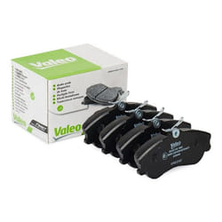 VALEO 302018 Brake pad set FIRST Front Axle excl. wear warning contact without anti-squeak plate PEUGEOT: 206 Hatchback, 207 Hatchback, 206 SW
