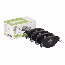 Brake pad set; VALEO; FIRST Front Axle excl. wear warning contact without anti-squeak plate; for CITROËN; 1611456480, 1617257 ...