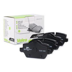 VALEO 302051 Brake pad set FIRST Rear Axle excl. wear warning contact with anti-squeak plate BMW: 3 Saloon, 3 Coupe, 3 Touring, MINI: Countryman
