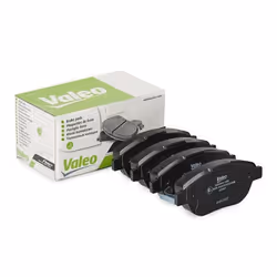 Brake pad set; VALEO; FIRST Front Axle incl. wear warning contact with anti-squeak plate; for VAUXHALL, OPEL; 1605354, 931691 ...