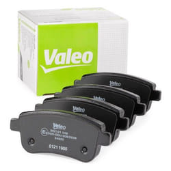 VALEO 302101 Brake pad set FIRST Rear Axle excl. wear warning contact with anti-squeak plate RENAULT: SCENIC 3, Megane 4, MEGANE 3 Grandtour