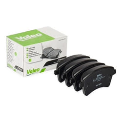 VALEO 302108 Brake pad set FIRST Front Axle excl. wear warning contact with anti-squeak plate RENAULT: Trafic 3, Kangoo II Express