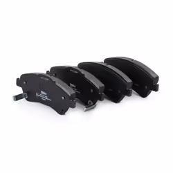 Brake pad set; VALEO; Front Axle incl. wear warning contact with anti-squeak plate; for TOYOTA; 0446502190, 0446502280, 04465 ...