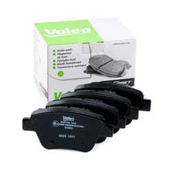 VALEO 302134 Brake pad set FIRST Rear Axle excl. wear warning contact with anti-squeak plate VOLKSWAGEN: GOLF 6, Scirocco III, Caddy 3