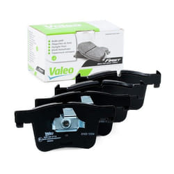VALEO 302138 Brake pad set FIRST Front Axle excl. wear warning contact with anti-squeak plate BMW: 3 Saloon, 3 Touring, 4 Gran Coupe