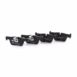 Brake pad set; VALEO; Rear Axle excl. wear warning contact with anti-squeak plate; for BMW; 34216873093, 6873093, 2468436, 34 ...