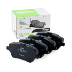 VALEO 302153 Brake pad set FIRST Front Axle excl. wear warning contact with anti-squeak plate FORD: B-Max, FIESTA 6, Transit Courier Van