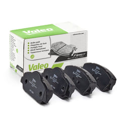 VALEO 302155 Brake pad set FIRST Front Axle excl. wear warning contact with anti-squeak plate PEUGEOT: 308 II Hatchback, Boxer Van, 308 SW 2