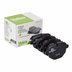 Brake pad set; VALEO; Rear Axle excl. wear warning contact with anti-squeak plate; for BMW, ALPINA; 34216862202, 34218847062, ...