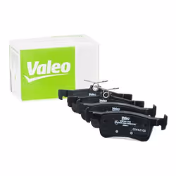 Brake pad set; VALEO; FIRST Rear Axle excl. wear warning contact with anti-squeak plate; for PEUGEOT, CITROËN; 1619790880, 16 ...