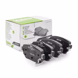 Brake pad set; VALEO; Rear Axle incl. wear warning contact without bolts/screws, without anti-squeak plate; for NISSAN, RENAU ...