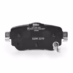 VALEO 302165 Brake pad set Rear Axle incl. wear warning contact without bolts/screws, without anti-squeak plate NISSAN: Qashqai 2, X-Trail, Leaf II