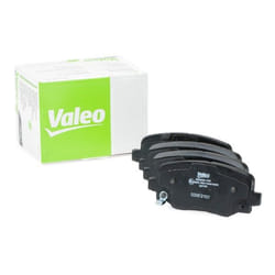 VALEO 302202 Brake pad set Rear Axle incl. wear warning contact with anti-squeak plate JEEP: Renegade Off-Road, Compass, FIAT: 500X