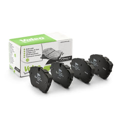 VALEO 302205 Brake pad set Front Axle excl. wear warning contact with anti-squeak plate PEUGEOT: 308 II Hatchback, 3008 II Off-Road, 508 II