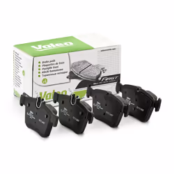 Brake pad set; VALEO; Rear Axle excl. wear warning contact with anti-squeak plate; for MERCEDES-BENZ; A0084201320, 0004203602 ...