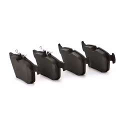 VALEO 302209 Brake pad set Rear Axle excl. wear warning contact with anti-squeak plate MERCEDES-BENZ: C-Class Saloon, GLC Off-Road, C-Class Coupe