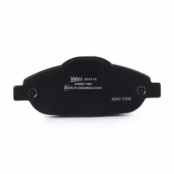VALEO 302215 Brake pad set Front Axle excl. wear warning contact without bolts/screws, with anti-squeak plate PEUGEOT: 3008 I, 308 I Hatchback - Additional view 2
