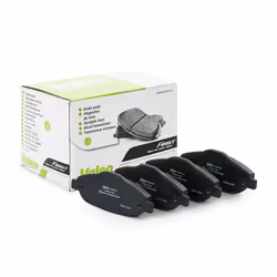 VALEO 302215 Brake pad set Front Axle excl. wear warning contact without bolts/screws, with anti-squeak plate PEUGEOT: 3008 I, 308 I Hatchback - Additional view 4