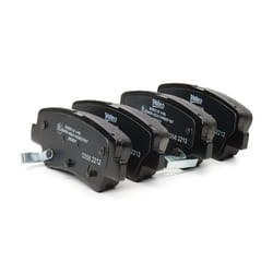 VALEO 302219 Brake pad set Rear Axle incl. wear warning contact with anti-squeak plate HYUNDAI: Tucson, ix35, i30 II Hatchback, KIA: RIO 3