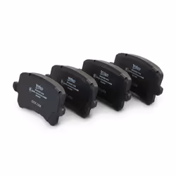 Brake pad set; VALEO; Rear Axle excl. wear warning contact with anti-squeak plate; for VOLKSWAGEN, AUDI, SEAT, VW; 3AA698451, ...