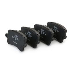 VALEO 302258 Brake pad set Rear Axle excl. wear warning contact with anti-squeak plate VOLKSWAGEN: Passat B7 Saloon, CC, Tiguan I, AUDI: A6 C6 Avant