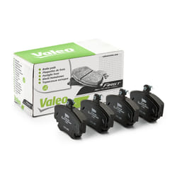 VALEO 302259 Brake pad set Front Axle excl. wear warning contact with anti-squeak plate RENAULT: CLIO 2, TWINGO 2, TWINGO 1, DACIA: Logan I Saloon
