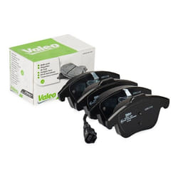 VALEO 302261 Brake pad set Front Axle incl. wear warning contact with anti-squeak plate VOLKSWAGEN: Tiguan I, Tiguan II, Sharan II, AUDI: Q3