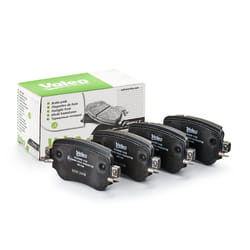 VALEO 302265 Brake pad set Rear Axle incl. wear warning contact with anti-squeak plate SEAT: Leon III Hatchback, Alhambra II, Leon III ST