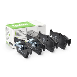 VALEO 302269 Brake pad set Front Axle incl. wear warning contact with anti-squeak plate BMW: 3 Saloon, 3 Touring, 4 Gran Coupe