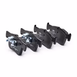 VALEO 302269 Brake pad set Front Axle incl. wear warning contact with anti-squeak plate BMW: 3 Saloon, 3 Touring, 4 Gran Coupe