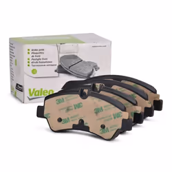 Brake pad set; VALEO; Rear Axle excl. wear warning contact with anti-squeak plate; for FORD; 1763916, 1829395, 1840037, 19163 ...