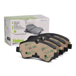 VALEO 302406 Brake pad set Rear Axle excl. wear warning contact with anti-squeak plate FORD: Transit Custom V362 Van, Transit Mk7 Van