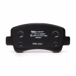 VALEO 302407 Brake pad set Rear Axle incl. wear warning contact with anti-squeak plate RENAULT: MASTER 3 Kasten, MASTER 3, MASTER 3 Bus