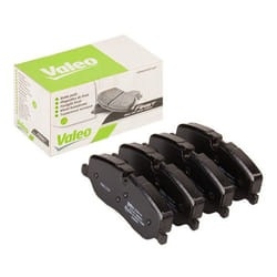 VALEO 302414 Brake pad set Front Axle excl. wear warning contact with anti-squeak plate LAND ROVER: Range Rover 3, Range Rover Sport, Discovery 4