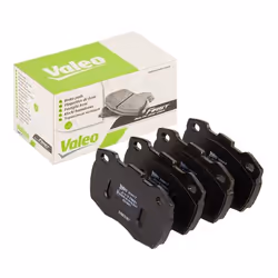 Brake pad set; VALEO; Front Axle excl. wear warning contact with anti-squeak plate; for LAND ROVER; RTC5574, SFP000140, SFP00 ...