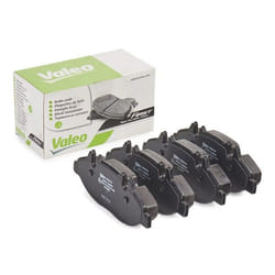 VALEO 302418 Brake pad set Front Axle excl. wear warning contact with anti-squeak plate MERCEDES-BENZ: Vito Mixto, Vito Minibus, Viano