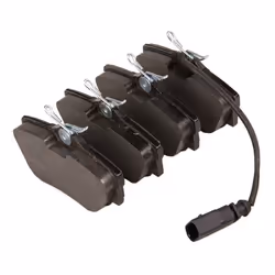 VALEO 302424 Brake pad set Rear Axle incl. wear warning contact with anti-squeak plate VOLKSWAGEN: Transporter 4, TRANSPORTER 4 Bus