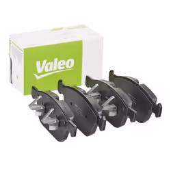 Brake pad set; VALEO; Front Axle excl. wear warning contact with anti-squeak plate; for VOLVO; 30793943, 31277334, 31687104, ...