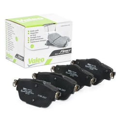 VALEO 302428 Brake pad set Rear Axle excl. wear warning contact with anti-squeak plate PEUGEOT: 308 II Hatchback, 3008 II Off-Road, 508 II