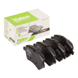 VALEO 302431 Brake pad set Front Axle excl. wear warning contact with anti-squeak plate MINI: Hatchback, Countryman, Clubman