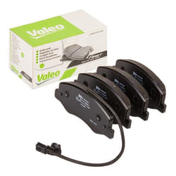 VALEO 302436 Brake pad set Rear Axle incl. wear warning contact with anti-squeak plate RENAULT: MASTER 3 Kasten, MASTER 3, NISSAN: NV400 Van