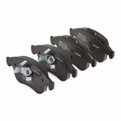 VALEO 302438 Brake pad set Front Axle excl. wear warning contact with anti-squeak plate RENAULT: Clio 4, MEGANE 3 Grandtour, SCENIC 3