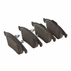 VALEO 302438 Brake pad set Front Axle excl. wear warning contact with anti-squeak plate RENAULT: Clio 4, MEGANE 3 Grandtour, SCENIC 3