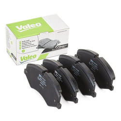 VALEO 302439 Brake pad set Front Axle excl. wear warning contact with anti-squeak plate LAND ROVER: Range Rover 4, Range Rover 3, Range Rover Sport